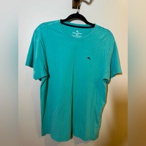 Tommy Bahama Men's Aqua Short Sleeve Tee